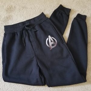 Black Sweatpants with Avengers logo